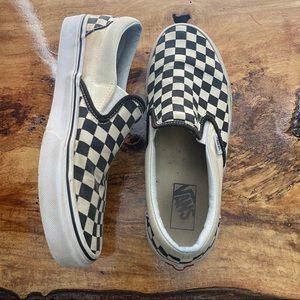 Classic Slip-On Checkerboard Vans